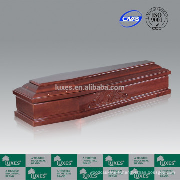 Populaires pas cher Style Italien européen placage funéraires cercueil & cercueil